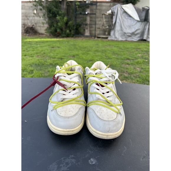 Nike Off-White Dunk Low Lot 08 of 50 - Size 10.5M - DM1602-106 (no Insoles) main image 6